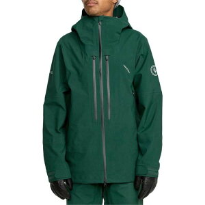 �{���R�� �����Y �A�E�^�[ �W���P�b�g�E�u���]�� �W���P�b�g Volcom Anyox Guide GORE Pro Shell Jacket - Men's Black Green �u���b�N
