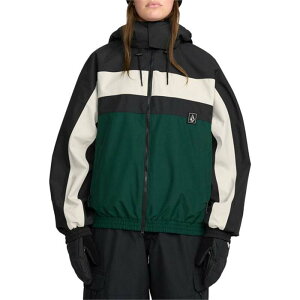 �{���R�� ���f�B�[�X �A�E�^�[ �W���P�b�g�E�u���]�� �W���P�b�g Volcom DLM Jacket - Women's Black Green �u���b�N