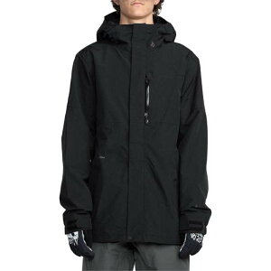 �{���R�� �����Y �A�E�^�[ �W���P�b�g�E�u���]�� �W���P�b�g Volcom L GORE-TEX Jacket - Men's Black �u���b�N