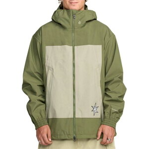 �{���R�� �����Y �A�E�^�[ �W���P�b�g�E�u���]�� �W���P�b�g Volcom Arthur 3L Jacket - Men's Dark Olive �I���[�u