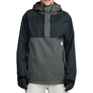 �{���R�� �����Y �A�E�^�[ �W���P�b�g�E�u���]�� �W���P�b�g Volcom Hossegor 20K Pullover Jacket - Men's Black �u���b�N