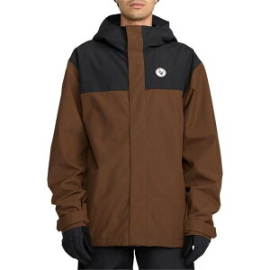 �{���R�� �����Y �A�E�^�[ �W���P�b�g�E�u���]�� �W���P�b�g Volcom Buckthreeeighty Jacket - Men's Brown �u���E��