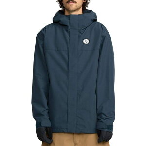 �{���R�� �����Y �A�E�^�[ �W���P�b�g�E�u���]�� �W���P�b�g Volcom Buckthreeeighty Jacket - Men's Deep Blue �u���[