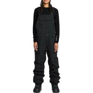 �{���R�� ���f�B�[�X �{�g���X �J�W���A���p���c �I�[�o�[�I�[�� Volcom Creston 3D Stretch Bib Overalls - Women's Black �u���b�N
