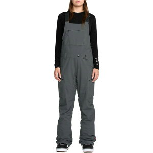 �{���R�� ���f�B�[�X �{�g���X �J�W���A���p���c �I�[�o�[�I�[�� Volcom Ash Stretch GORE-TEX Bib Overalls - Women's Dark Grey �O���[