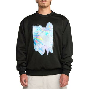 �{���R�� �����Y �A�E�^�[ �p�[�J�[�E�X�E�F�b�g �t���[�X Volcom Hydro Crew Fleece - Men's Black �u���b�N