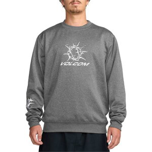 {R Y AE^[ p[J[EXEFbg t[X Volcom Hydro Crew Fleece - Men's Heather Black ubN
