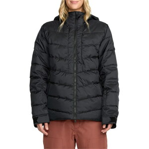 �{���R�� ���f�B�[�X �A�E�^�[ �W���P�b�g�E�u���]�� �W���P�b�g Volcom Estes Puff Jacket - Women's Black �u���b�N