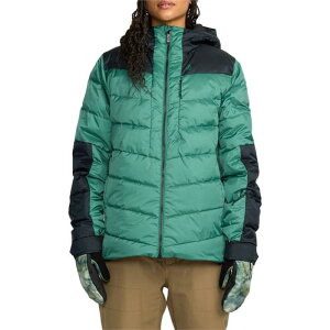 �{���R�� ���f�B�[�X �A�E�^�[ �W���P�b�g�E�u���]�� �W���P�b�g Volcom Estes Puff Jacket - Women's Spruce Green �O���[��