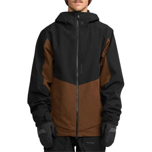 �{���R�� �����Y �A�E�^�[ �W���P�b�g�E�u���]�� �W���P�b�g Volcom Brighton Full Zip Jacket - Men's Brown �u���E��