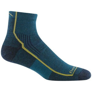 �_�[���^�t �����Y �A���_�[�E�F�A �C�� Darn Toughiker Quarter Midweight With Cushion Socks - Men's Dark Teal �e�B�[��