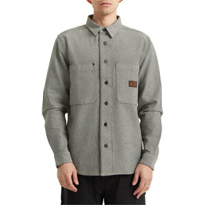 �{���R�� �����Y �g�b�v�X �V���c Volcom Levelstone Long Sleeve Shirt - Men's Antique Black �u���b�N