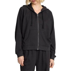 �{���R�� ���f�B�[�X �A�E�^�[ �p�[�J�[�E�X�E�F�b�g Volcom Lived In Zip-Up Hoodie - Women's Vintage Black �u���b�N