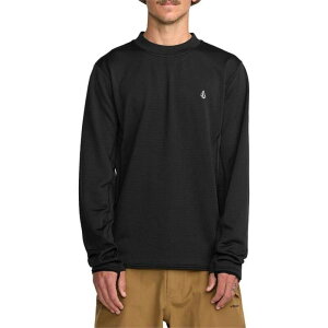 �{���R�� �����Y �A�E�^�[ �p�[�J�[�E�X�E�F�b�g �N���[�l�b�N �t���[�X Volcom Gridlock Crewneck Fleece - Men's Black �u���b�N