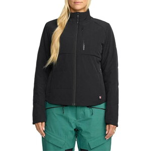 �{���R�� ���f�B�[�X �A�E�^�[ �W���P�b�g�E�u���]�� Volcom Evergreen Full Zip Jacket - Women's Black �u���b�N