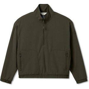 �r���I�[�� ���f�B�[�X �A�E�^�[ �p�[�J�[�E�X�E�F�b�g Vuori Aspen Half-Zip - Women's Olive �I���[�u