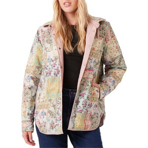 ���L�V�[ ���f�B�[�X �A�E�^�[ �W���P�b�g�E�u���]�� �L���e�B���O Roxy Alpine Reversible Quilted Jacket - Women's Adobe Rose