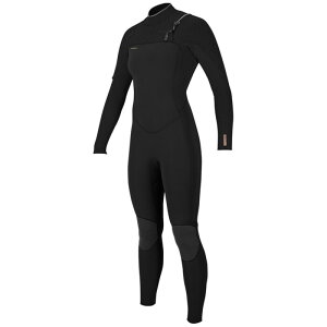 �I�j�[�� ���f�B�[�X ���� �㉺�Z�b�g O'Neill 3/2+ Hyperfreak Chest Zip Wetsuit - Women's Black/Black �u���b�N