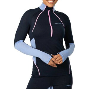 �J�� �c���[ ���f�B�[�X �g�b�v�X �V���c �n�[�t�W�b�v Kari Traalma Half Zip Top - Women's Royal Blue �u���[
