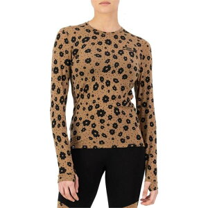 �����X���C���� ���f�B�[�X �g�b�v�X �V���c ���� MONS ROYALE Cascade Merino Base Layer Long-Sleeve Top - Women's Aoraki Lily Toffee
