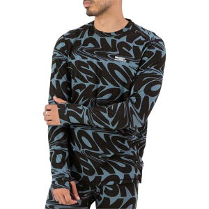 �����X���C���� �����Y �g�b�v�X �V���c ���� MONS ROYALE Cascade Merino Base Layer Long-Sleeve Top - Men'signalost Goblin Blue �u���[