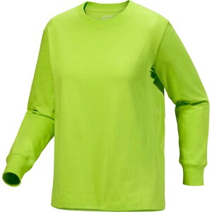 �A�[�N�e���N�X ���f�B�[�X �g�b�v�X �V���c �R�b�g�� ���� Arc'teryx Kragg Cotton Bird Crew Long-Sleeve T-Shirt - Women's Mantis