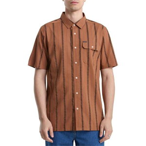 �{���R�� �����Y �g�b�v�X �V���c ���� Volcom Whitworth Short-Sleeve Shirt - Men's Rawhide