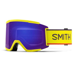 �X�~�X �����Y �A�N�Z�T���[ �T���O���X�E�A�C�E�F�A Smith Squad XL Goggles High Voltage/ChromaPop Everyday Violet Mirror+ChromaPop Storm B �o�C�I���b�g