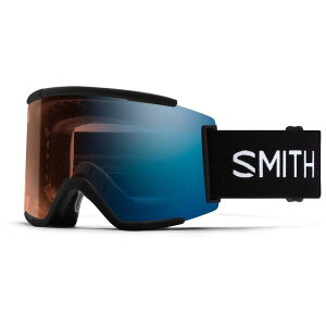 �X�~�X �����Y �A�N�Z�T���[ �T���O���X�E�A�C�E�F�A Smith Squad XLow Bridge Fit Goggles Black/ChromaPopro Photochromic Blue Mirror �u���b�N