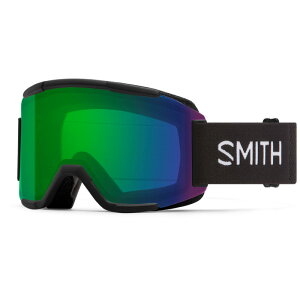 �X�~�X �����Y �A�N�Z�T���[ �T���O���X�E�A�C�E�F�A Smith Squad Goggles Black/ChromaPop Everyday Green Mirror+Clear �u���b�N