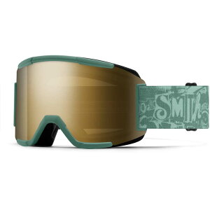 �X�~�X �����Y �A�N�Z�T���[ �T���O���X�E�A�C�E�F�A Smith Squad Goggles Cactus Zine/ChromaPop Sun Black Gold Mirror+Clear �u���b�N