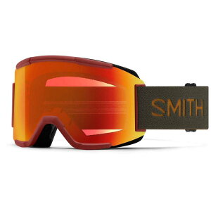 �X�~�X �����Y �A�N�Z�T���[ �T���O���X�E�A�C�E�F�A Smith Squad Goggles Ironwood/ChromaPop Everday Red Mirror+Yellow ���b�h
