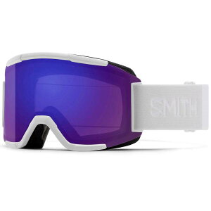 �X�~�X �����Y �A�N�Z�T���[ �T���O���X�E�A�C�E�F�A Smith Squad Goggles White Vapor/ChromaPop Everday Violet+Clear �z���C�g