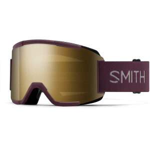 �X�~�X �����Y �A�N�Z�T���[ �T���O���X�E�A�C�E�F�A Smith Squad Low Bridge Fit Goggles Mystic/ChromaPop Sun Black Gold Mirror+Clear �u���b�N