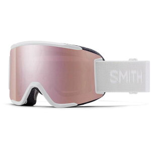 �X�~�X ���f�B�[�X �A�N�Z�T���[ �T���O���X�E�A�C�E�F�A Smith Squad S Goggles - Women's White Vapor/ChromaPop Everday Rose Gold Mirror+Clear �z���C�g