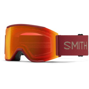 �X�~�X �����Y �A�N�Z�T���[ �T���O���X�E�A�C�E�F�A Smith Squad MAG Low Bridge Fit Goggles Ironwood/ChromaPop Everyday Red Mirror+Chromapop Storm Yellow F ���b�h