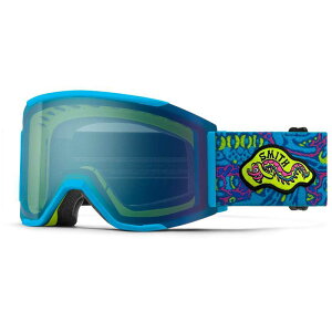 �X�~�X �����Y �A�N�Z�T���[ �T���O���X�E�A�C�E�F�A Smith Squad MAG Low Bridge Fit Goggles Killer Acid Artist Series/ChromaPop Everyday Blue Mirror+Chroma �u���[