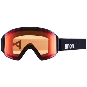 �A�m�� �����Y �A�N�Z�T���[ �T���O���X�E�A�C�E�F�A Anon M4S Cylindrical Goggles Black/Perceive Sunny Red+Perceive Cloudy Burst �u���b�N
