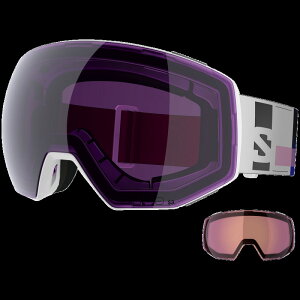 �T������ �����Y �A�N�Z�T���[ �T���O���X�E�A�C�E�F�A Salomon Radium Prime Sigma Goggles White Addikt/Sigma Sky Blue+Sigma Light Blue �z���C�g