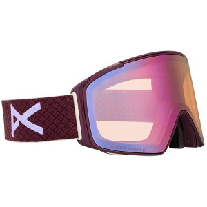 �A�m�� �����Y �A�N�Z�T���[ �T���O���X�E�A�C�E�F�A Anon M4S Cylindrical MFI Goggles Deep Cherry/Perceive Cloudy Pink+Perceive Variable Blue �u���[