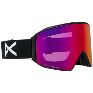 �A�m�� �����Y �A�N�Z�T���[ �T���O���X�E�A�C�E�F�A Anon M4 Cylindrical MFI Goggles Black/Perceive Sunny Red+Perceive Cloudy Burst �u���b�N