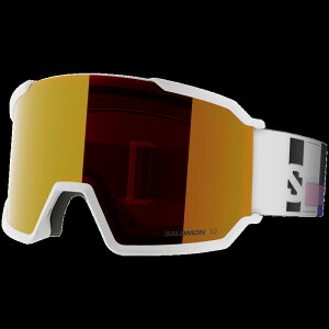 �T������ �����Y �A�N�Z�T���[ �T���O���X�E�A�C�E�F�A Salomon S/View 3 ML Goggles White Addikt/Mid Red �z���C�g