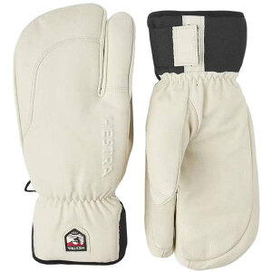 �w�X�g�� �����Y �A�N�Z�T���[ ��� Hestra Topo 3-Finger Gloves Almond White �z���C�g