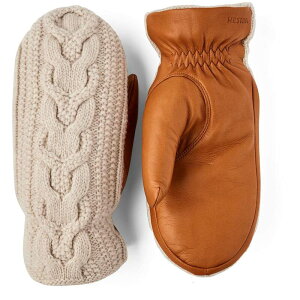 �w�X�g�� ���f�B�[�X �A�N�Z�T���[ ��� Hestra Elle Mittens - Women's Off White/Cork �I�t�z���C�g