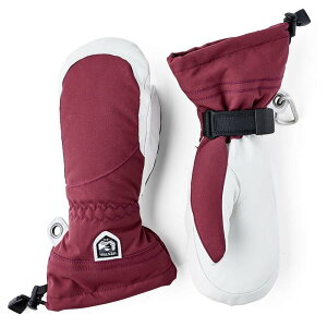 �w�X�g�� ���f�B�[�X �A�N�Z�T���[ ��� Hestra Heli Mittens - Women's Bordeaux/Off White �I�t�z���C�g