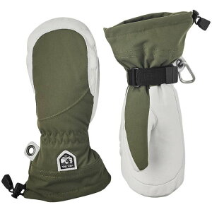 �w�X�g�� ���f�B�[�X �A�N�Z�T���[ ��� Hestra Heli Mittens - Women's Olive/Off White �I�t�z���C�g