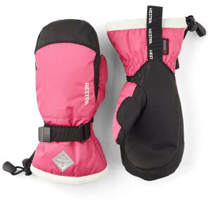 �w�X�g�� �����Y �A�N�Z�T���[ ��� Hestra Gauntlet CZone Jr. Mittens - Kids' Fuschia/Ivory �A�C�{���[