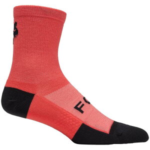 �t�H�b�N�X���[�V���O �����Y �A���_�[�E�F�A �C�� Fox Racing Flexair Merino 6 Bike Socks Neon Pink �s���N