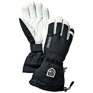 �w�X�g�� �����Y �A�N�Z�T���[ ��� ���U�[ Hestra Army Leather Heli Ski 5-Finger Gloves Black �u���b�N