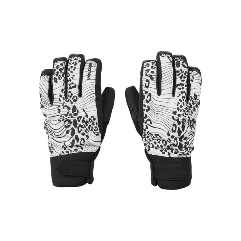 ボルコム メンズ 手袋 アクセサリー Volcom Vco Nyle Gloves White Print メンズ手袋